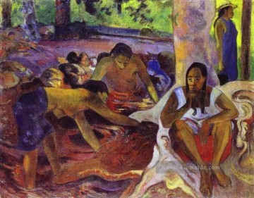 Die Fischerfrauen von Tahiti Beitrag Impressionismus Primitivismus Paul Gauguin Ölgemälde